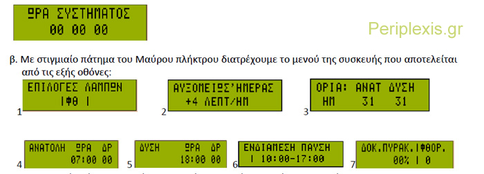 ΠΑΔ 8 Μενού